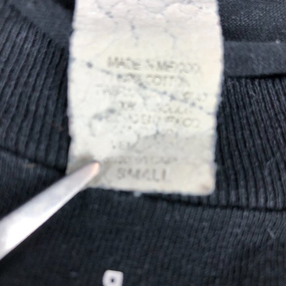 Y2K Metal Mulisha Shirt Mens Small Black & White Big Print Helmet Spell Out Logo - Picture 6 of 13